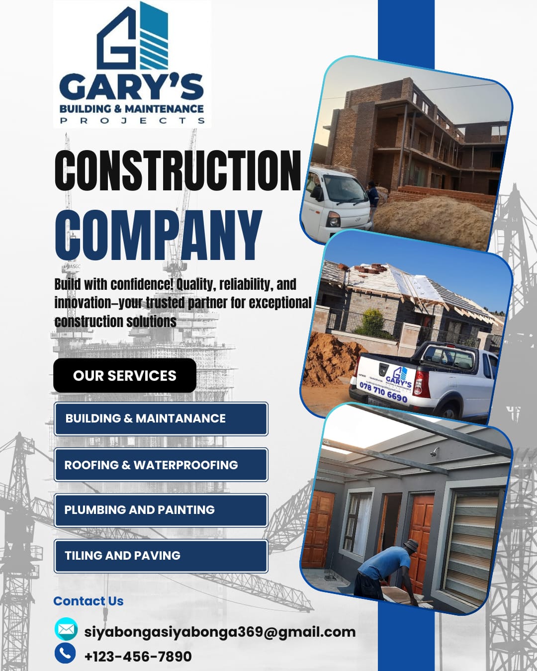 Gary's Building & Maintenance Projects construction services